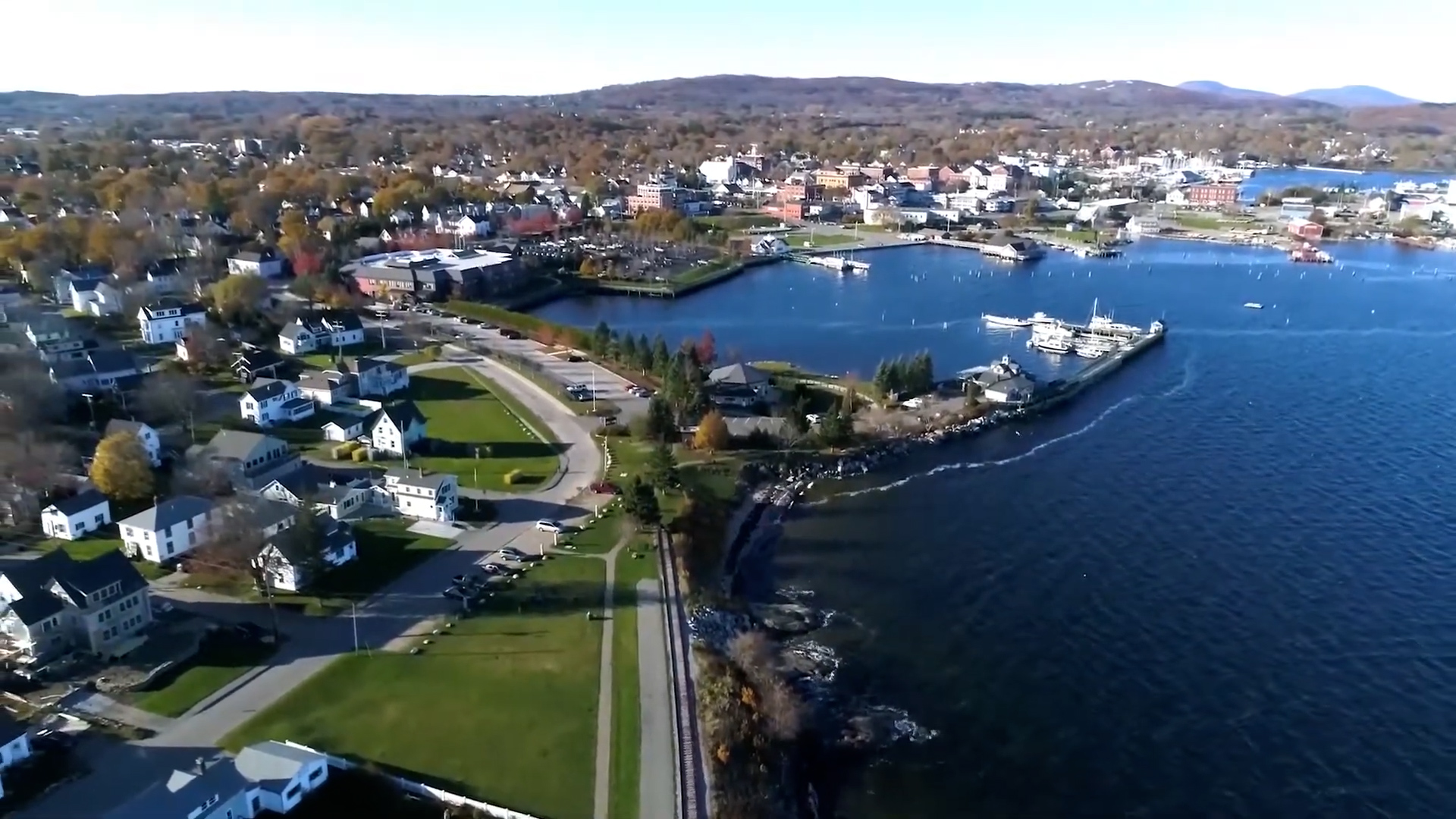 Rockland drone shot